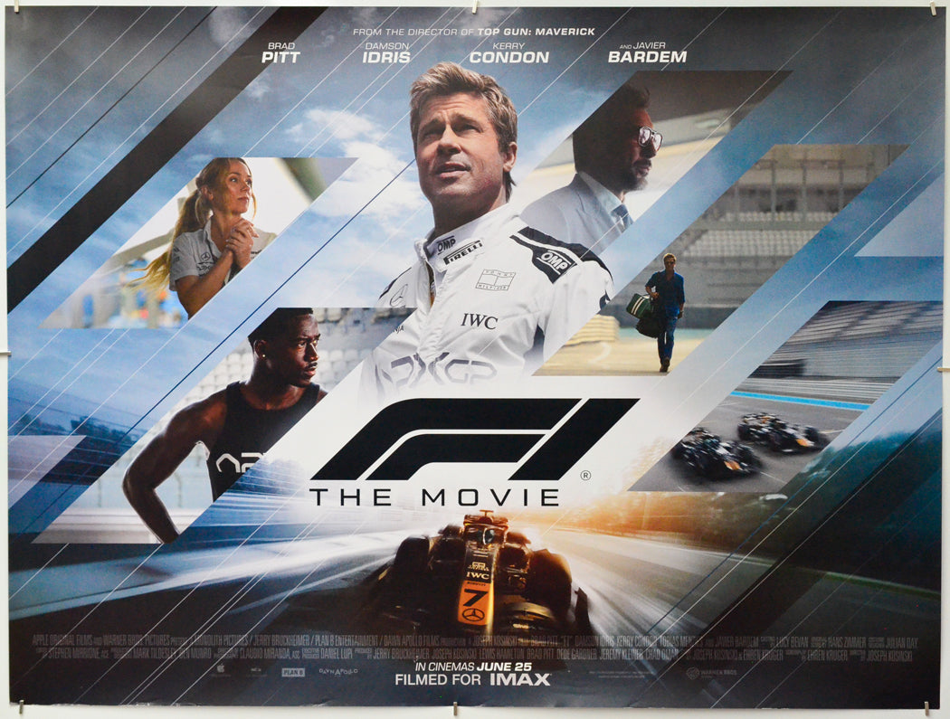 F1 The Movie - Original Quad Poster - Film Poster - Movie Poster