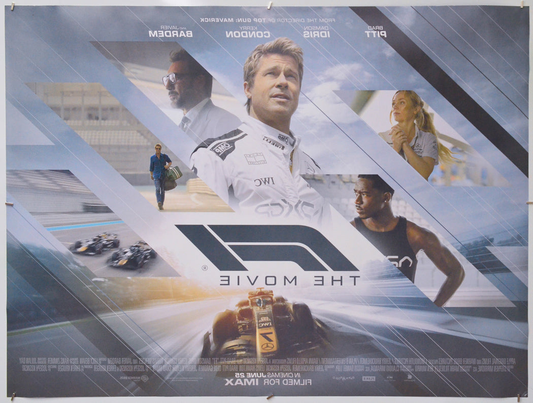 F1 The Movie (Back) Cinema Quad Movie Poster 