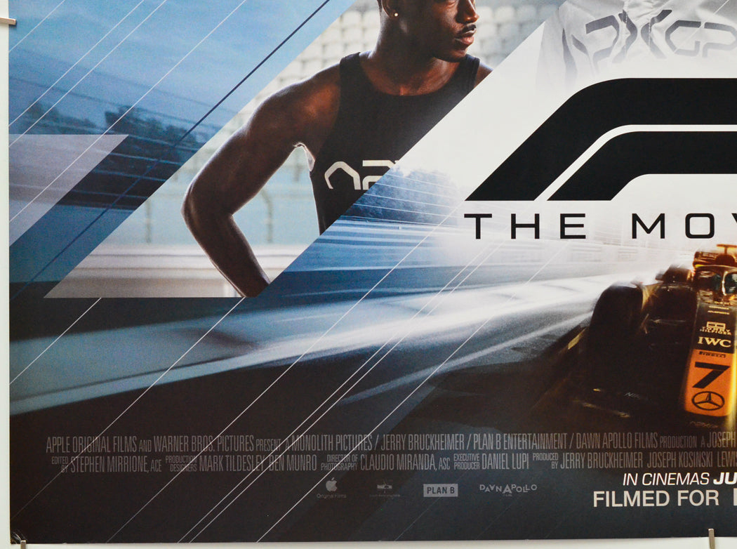 F1 The Movie (Bottom Left) Cinema Quad Movie Poster 