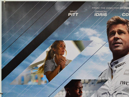 F1 The Movie (Top Left) Cinema Quad Movie Poster 