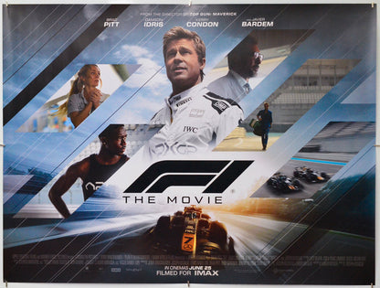 F1 The Movie - Original Quad Poster - Film Poster - Movie Poster