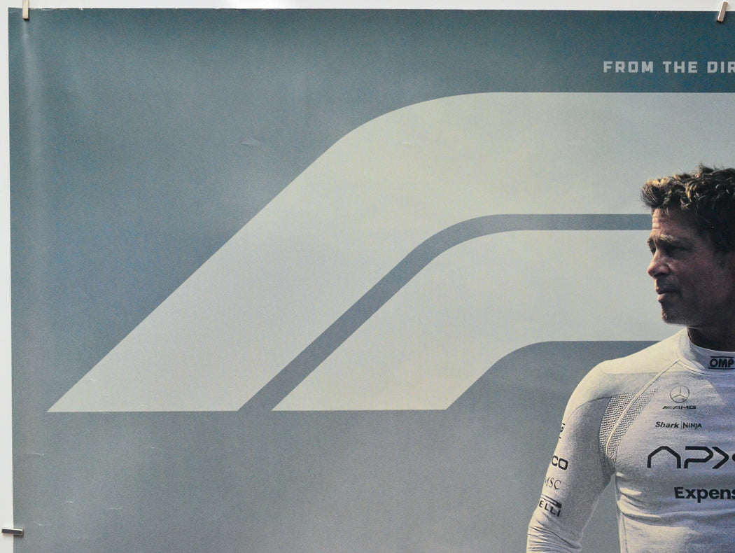 F1 The Movie (Top Left) Cinema Quad Movie Poster 