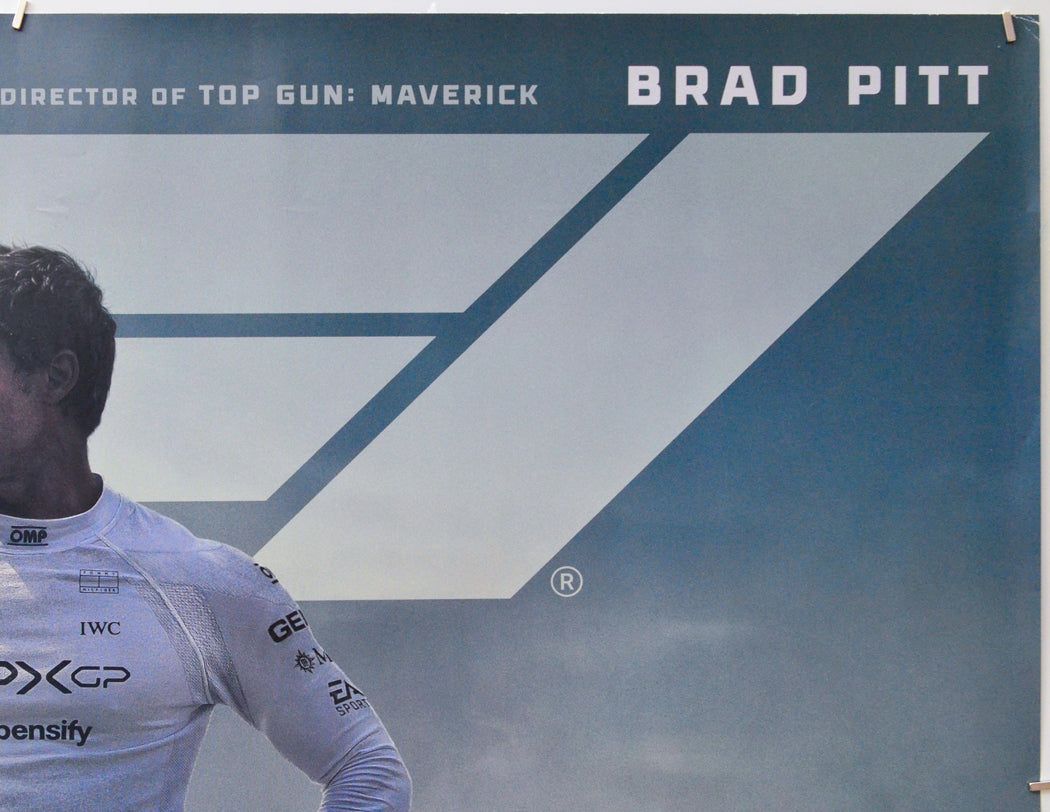 F1 The Movie (Top Right) Cinema Quad Movie Poster 