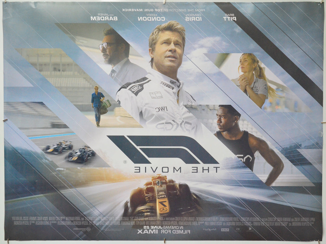 F1 The Movie (Back) Cinema Quad Movie Poster 