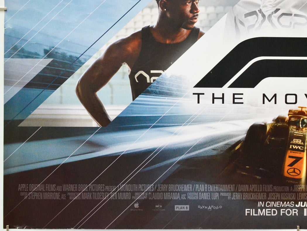 F1 The Movie (Bottom Left) Cinema Quad Movie Poster 