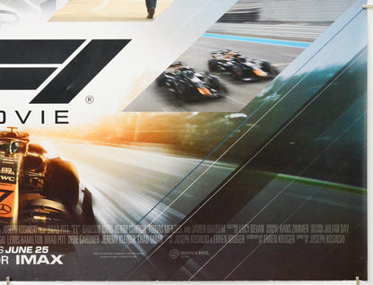 F1 The Movie (Bottom Right) Cinema Quad Movie Poster 