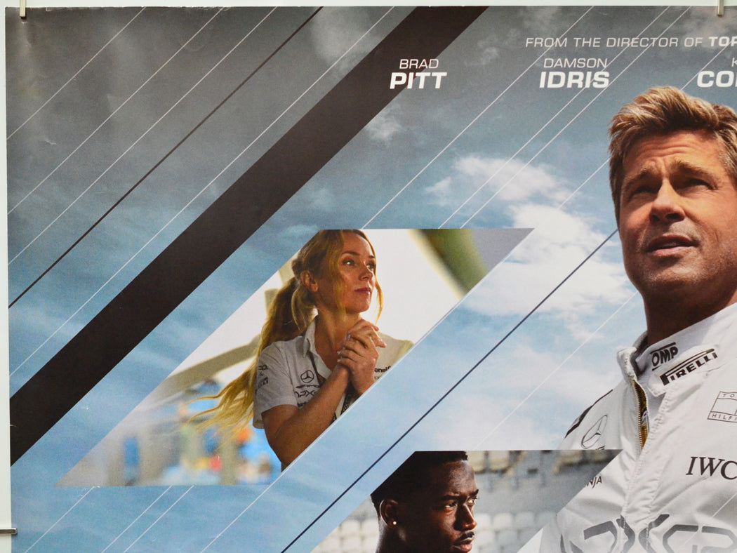 F1 The Movie (Top Left) Cinema Quad Movie Poster 