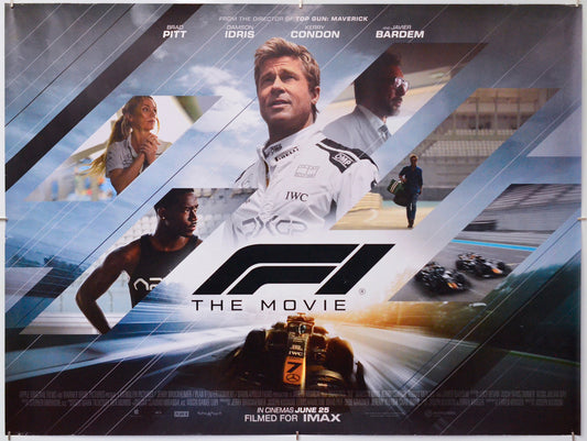 F1 The Movie - Original Quad Poster - Film Poster - Movie Poster