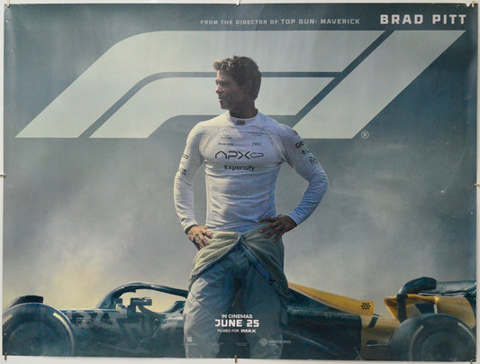 F1 The Movie - Original Quad Poster - Film Poster - Movie Poster