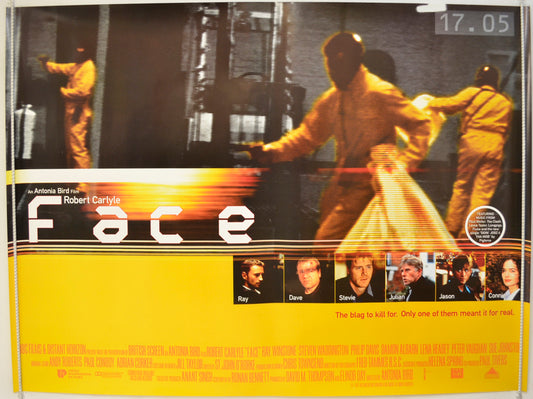 Face  Original Quad Poster - Film Poster - Movie Poster