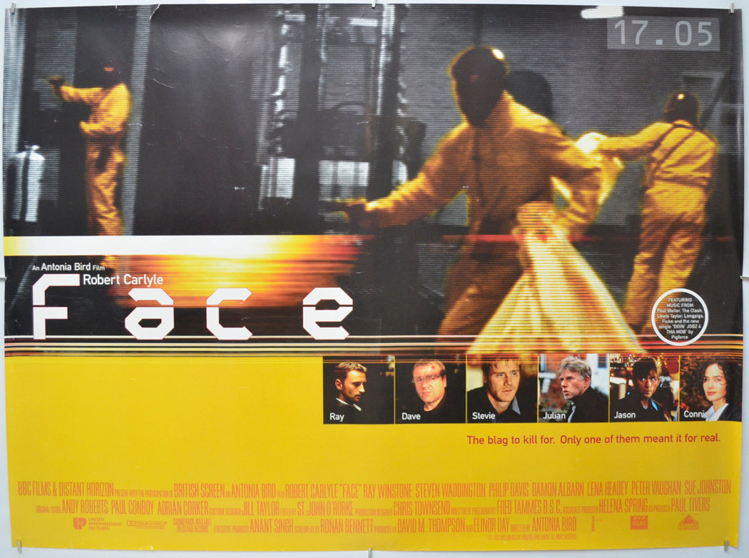 Face Original Quad Poster - Film Poster - Movie Poster