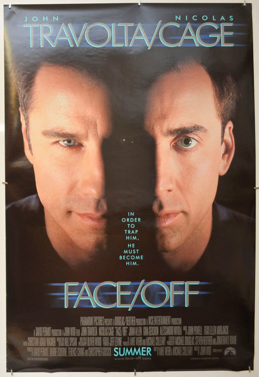 Face Off Original One Sheet Poster - Film Poster - Movie Poster