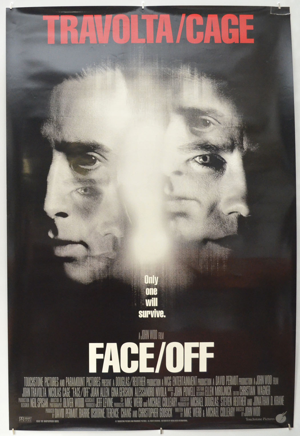 Face Off  Original One Sheet Poster - Film Poster - Movie Poster