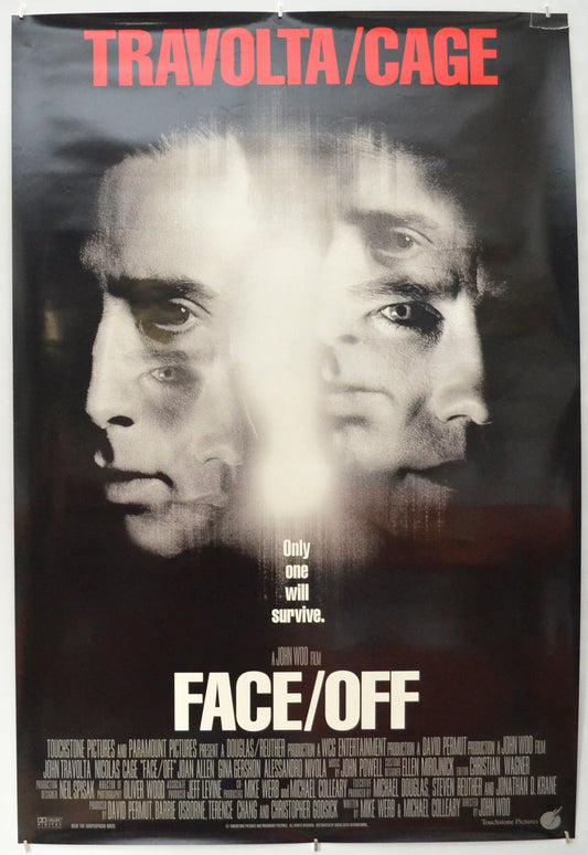 Face Off  Original One Sheet Poster - Film Poster - Movie Poster