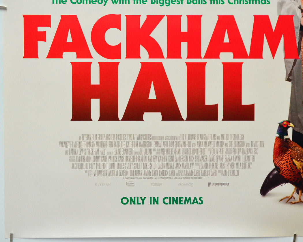 Fackham Hall (Bottom Left) Cinema Quad Movie Poster 