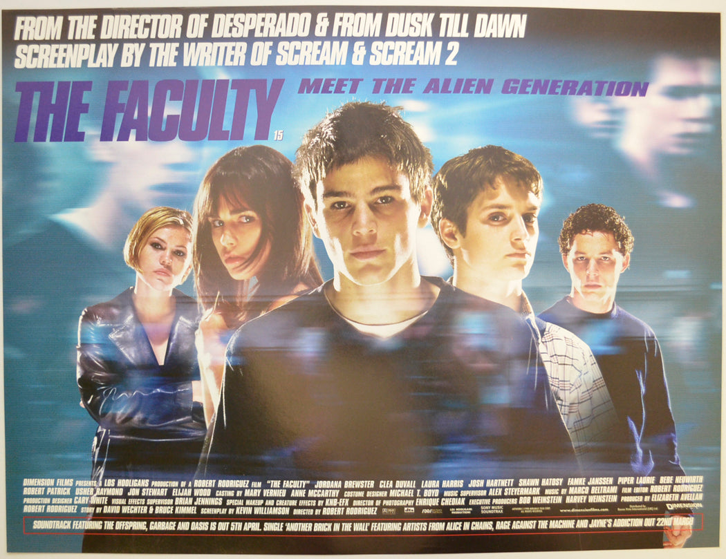 The Faculty Original Mini Quad Poster - Film Poster - Movie Poster