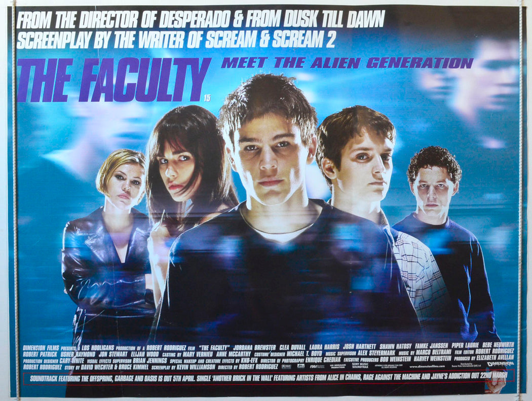 The Faculty Original British Quad Poster - Movie Poster