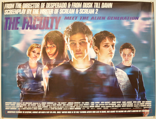 The Faculty Original Quad Poster - Film Poster - Movie Poster