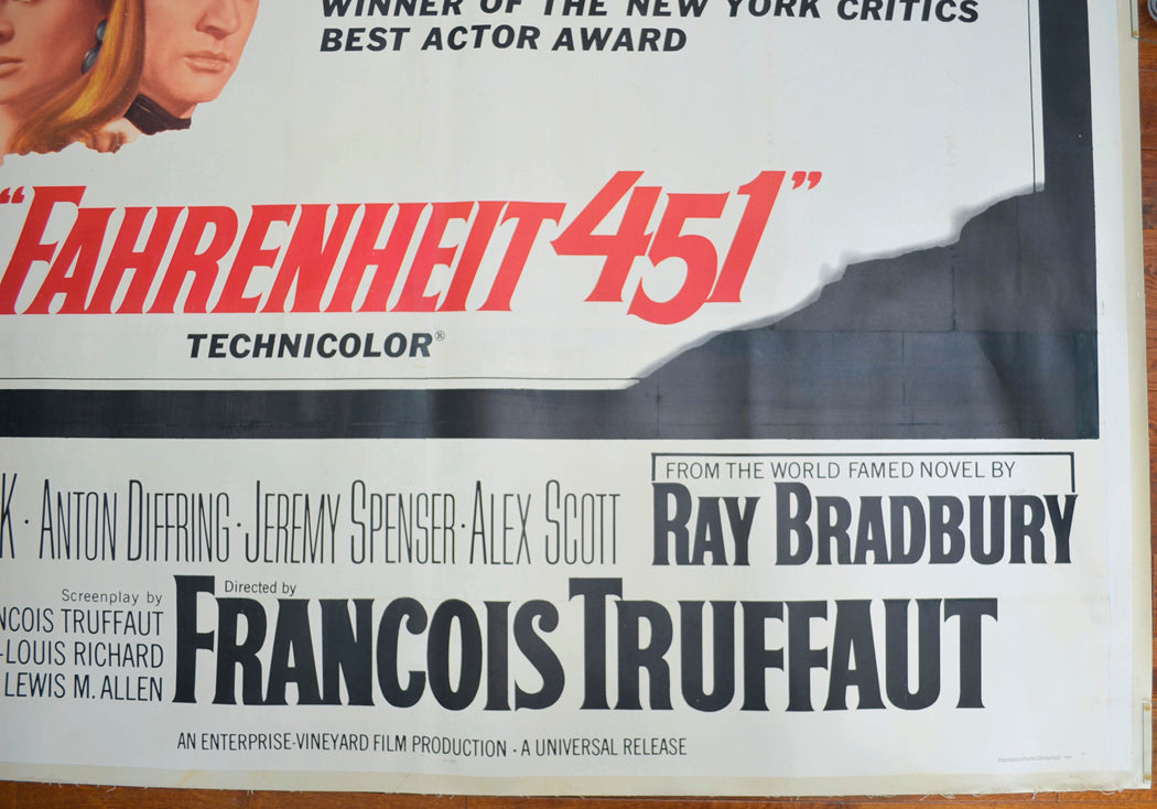 FAHRENHEIT 451 – 6 Sheet Poster – BOTTOM Right