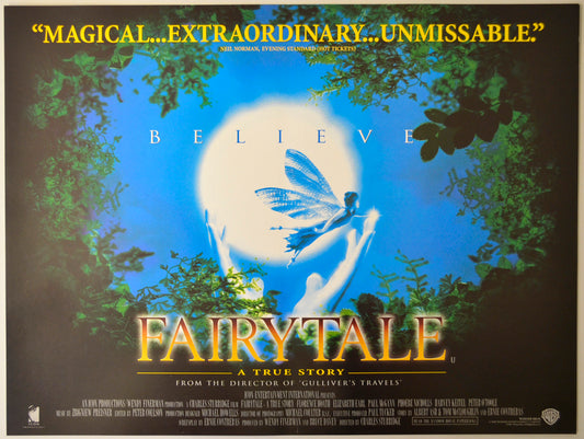 Fairytale : A True Story Original Mini Quad Poster - Film Poster - Movie Poster