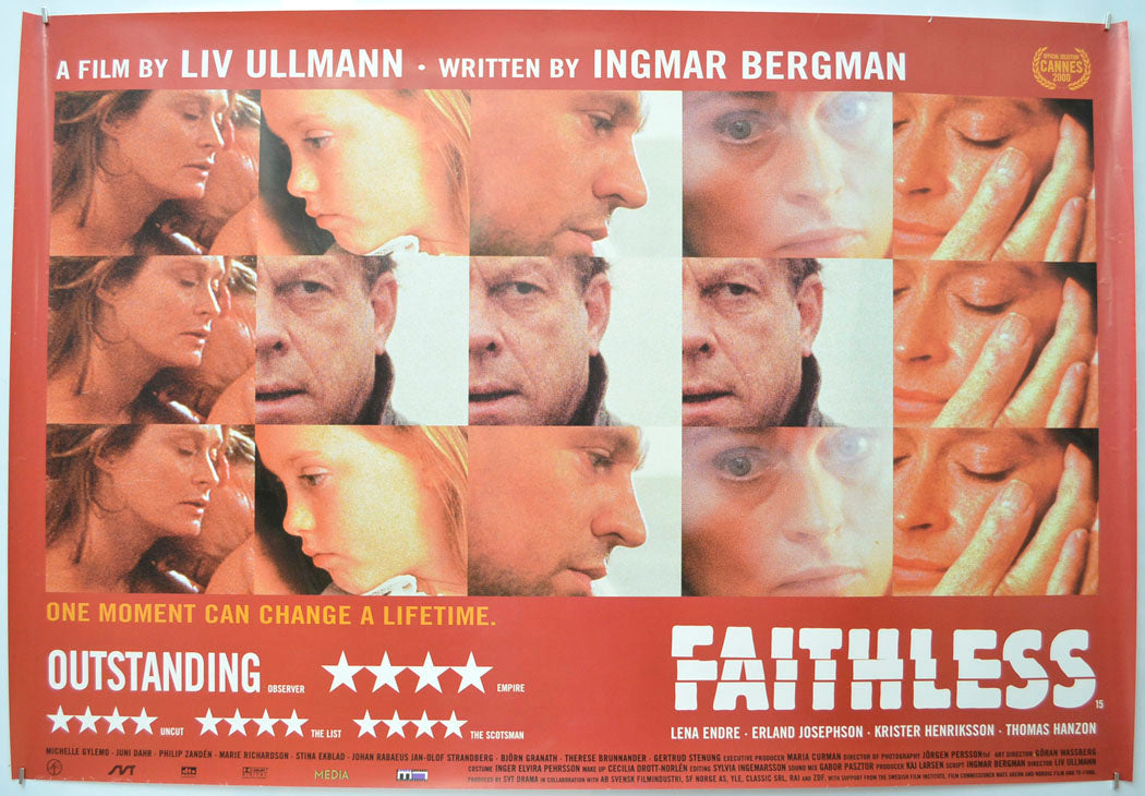 Faithless  Original Quad Poster - Film Poster - Movie Poster