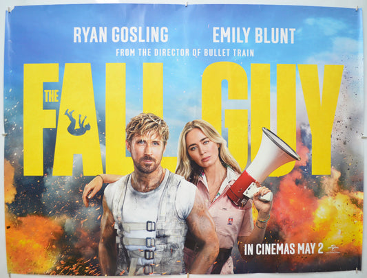 The Fall Guy  Original Quad Poster - Film Poster - Movie Poster