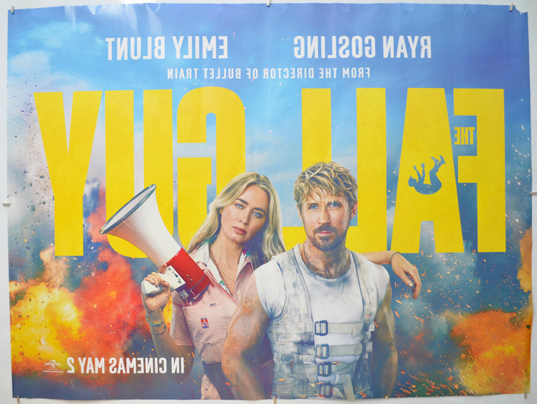 THE FALL GUY (Back) Cinema Quad Movie Poster 