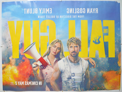 THE FALL GUY (Back) Cinema Quad Movie Poster 