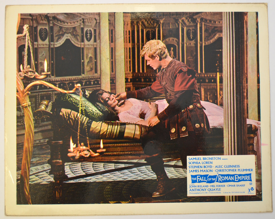 THE FALL OF THE ROMAN EMPIRE (Card 3) Cinema Colour FOH Stills / Lobby Cards 