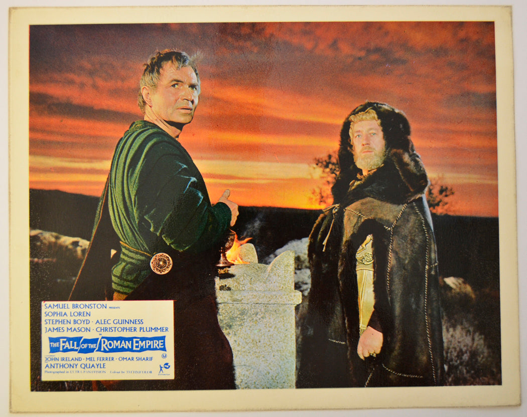 THE FALL OF THE ROMAN EMPIRE (Card 4) Cinema Colour FOH Stills / Lobby Cards 