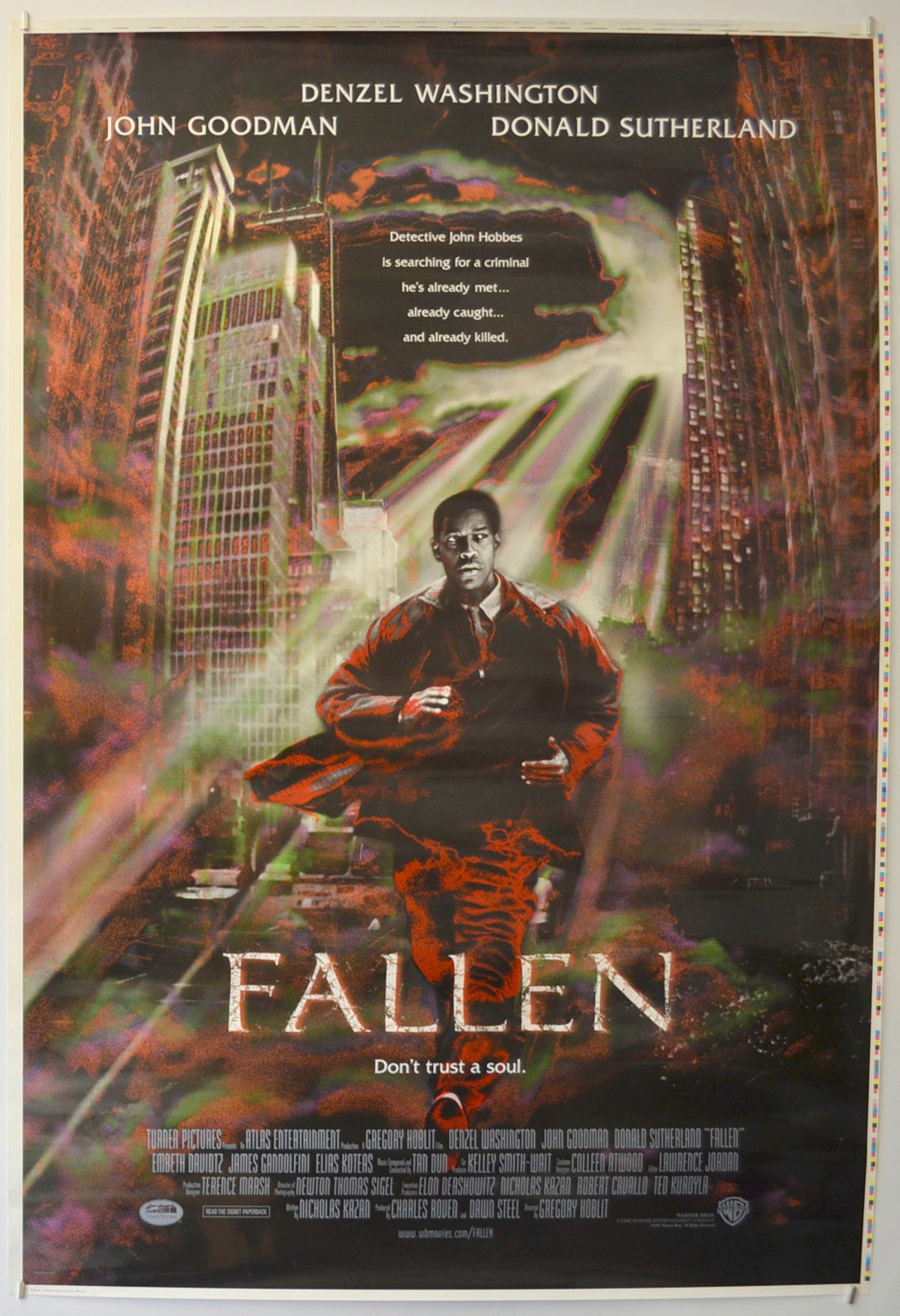 Fallen  (Printers Proof)   Original One Sheet Poster - Film Poster - Movie Poster