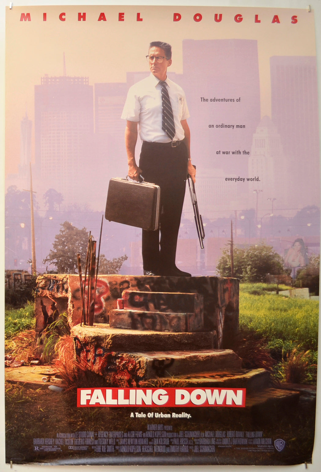 Falling Down Original One Sheet Poster - Film Poster - Movie Poster  