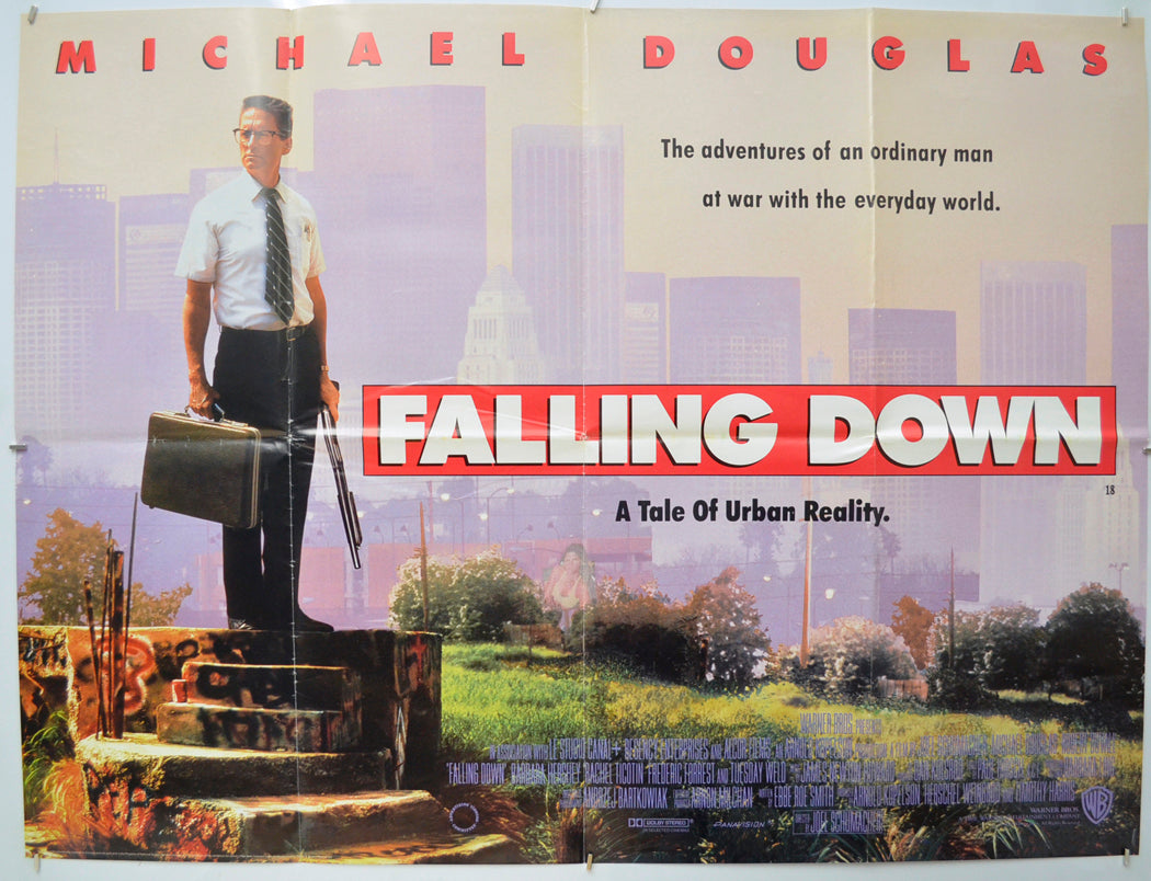 Falling Down Original Quad Poster - Film Poster - Movie Poster