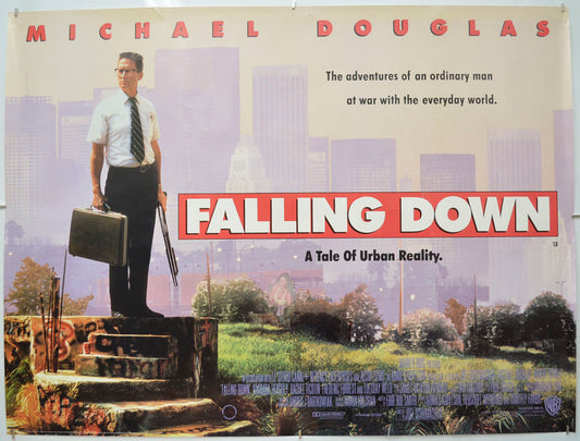 Falling Down Original Quad Poster - Film Poster - Movie Poster - Cinema Poster