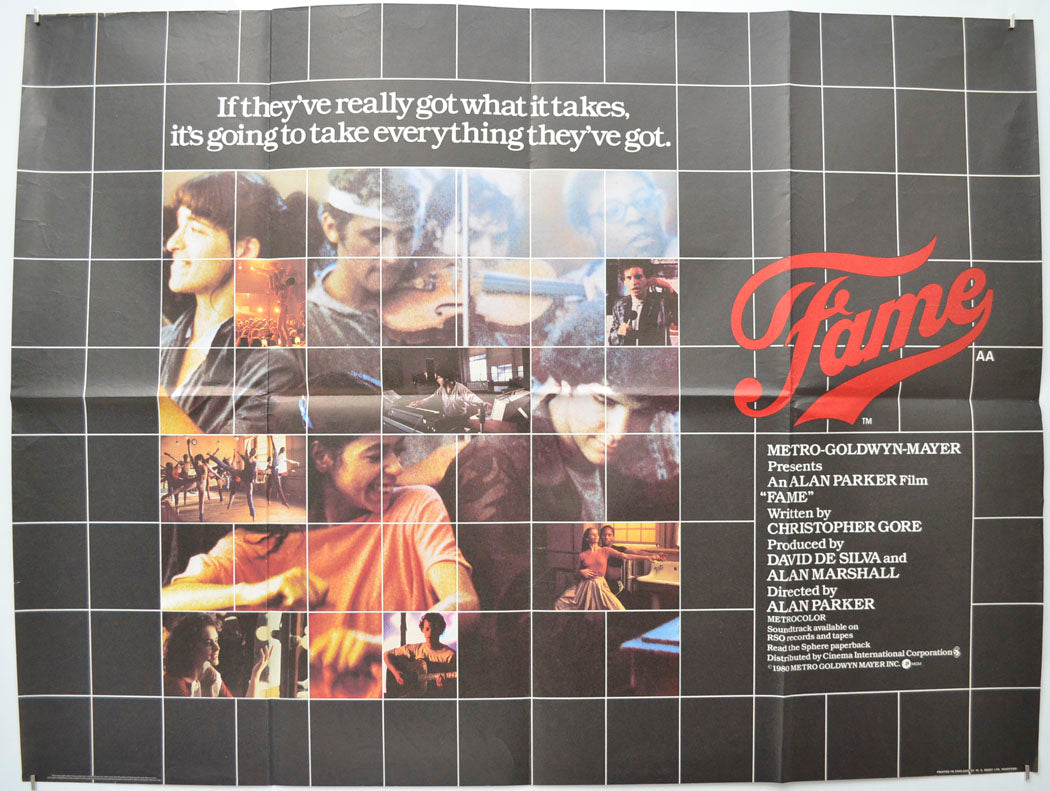 Fame Original Quad Poster - Film Poster - Movie Poster