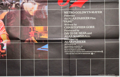 FAME (Bottom Right) Cinema Quad Movie Poster 