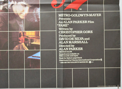 FAME (Bottom Right) Cinema Quad Movie Poster 