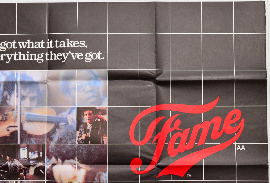 FAME (Top Right) Cinema Quad Movie Poster 