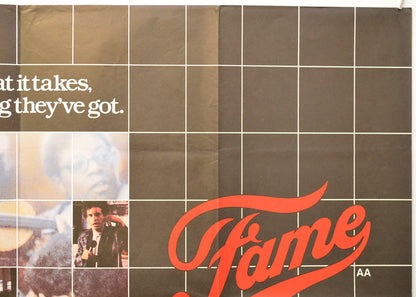 FAME (Top Right) Cinema Quad Movie Poster 