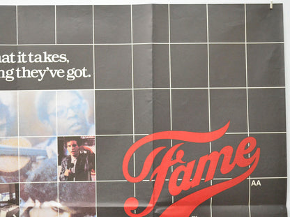 FAME (Top Right) Cinema Quad Movie Poster 