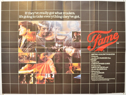 Fame Original Quad Poster - Film Poster - Movie Poster