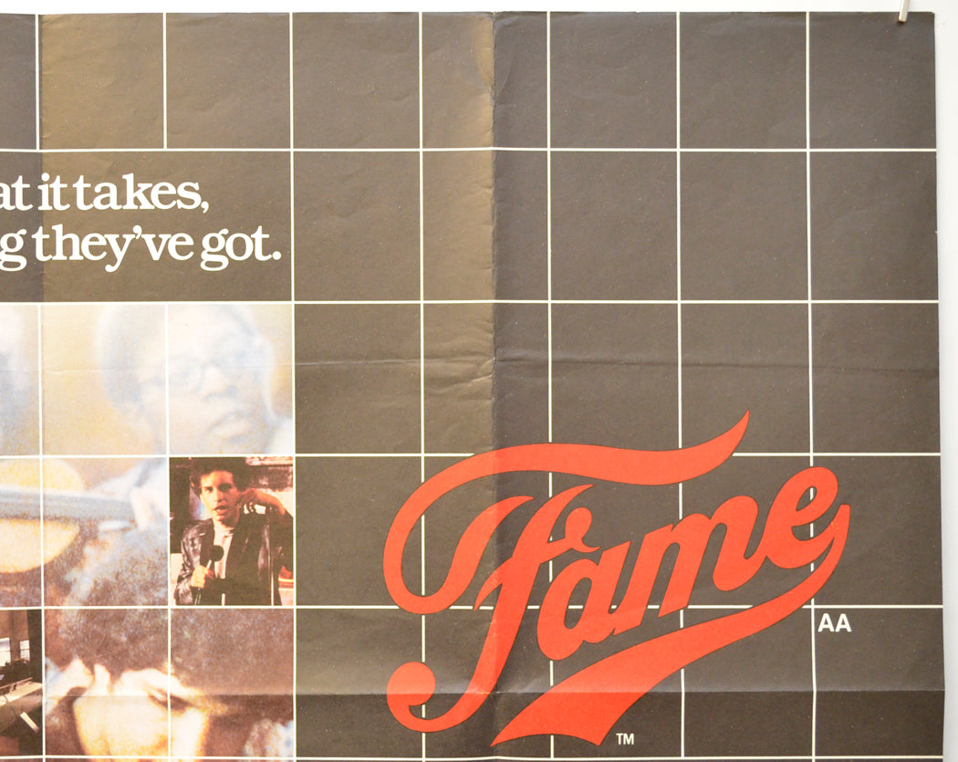 FAME (Top Right) Cinema Quad Movie Poster 