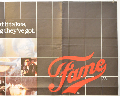 FAME (Top Right) Cinema Quad Movie Poster 