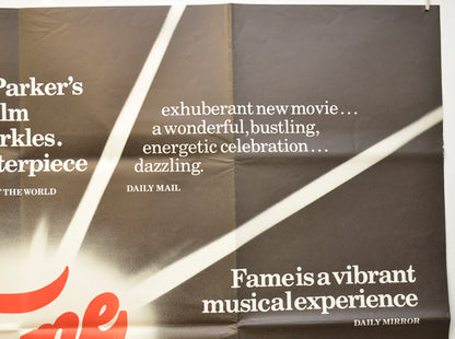 FAME (Top Right) Cinema Quad Movie Poster 