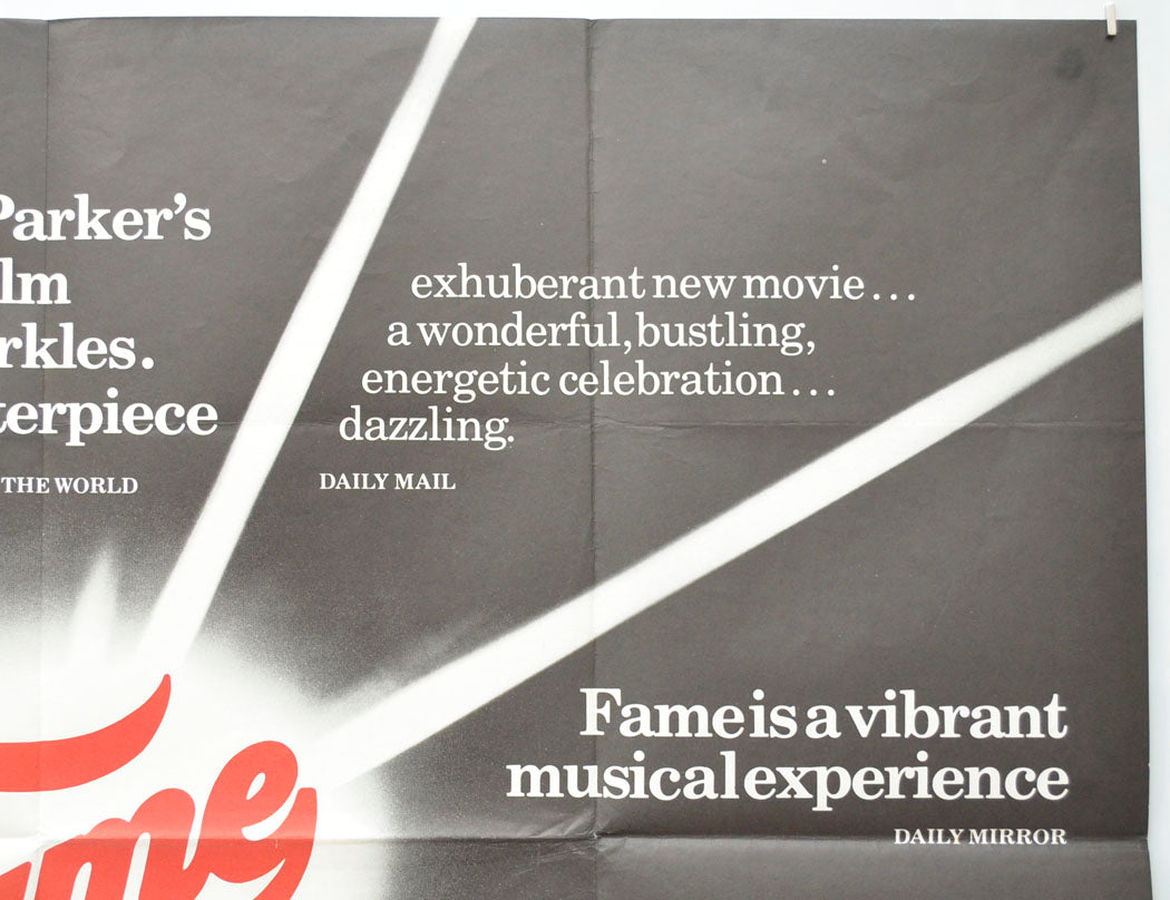 FAME (Top Right) Cinema Quad Movie Poster 