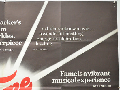 FAME (Top Right) Cinema Quad Movie Poster 