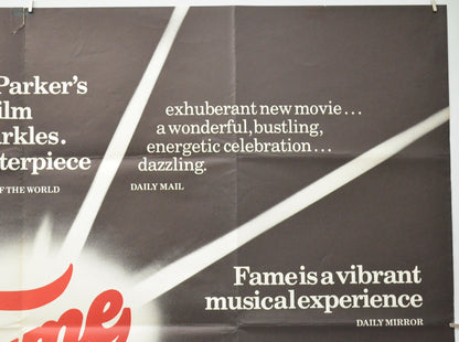 FAME (Top Right) Cinema Quad Movie Poster 