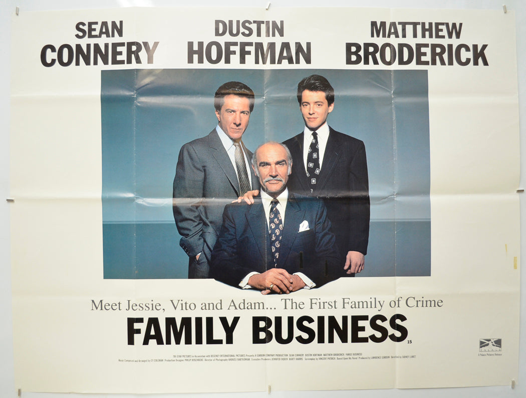 Family Business Original Quad Poster - Film Poster - Movie Poster