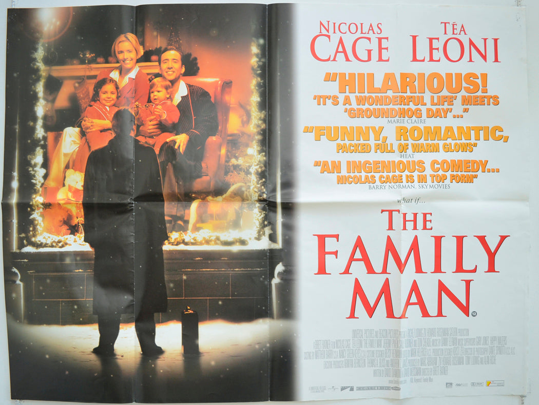 The Family Man Original Quad Poster - Film Poster - Movie Poster  