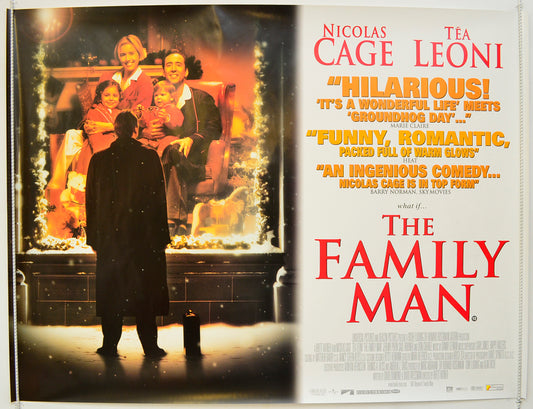 The Family Man Original Quad Poster - Film Poster - Movie Poster  